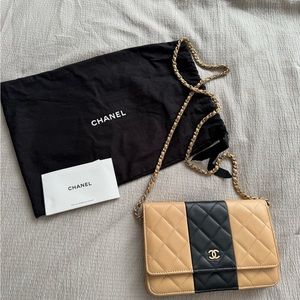 Chanel WOC Bicolor Cruise 22 Wallet Purse